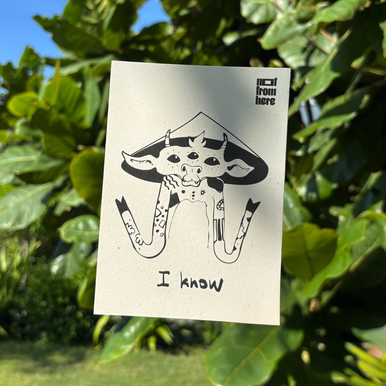I know postcard