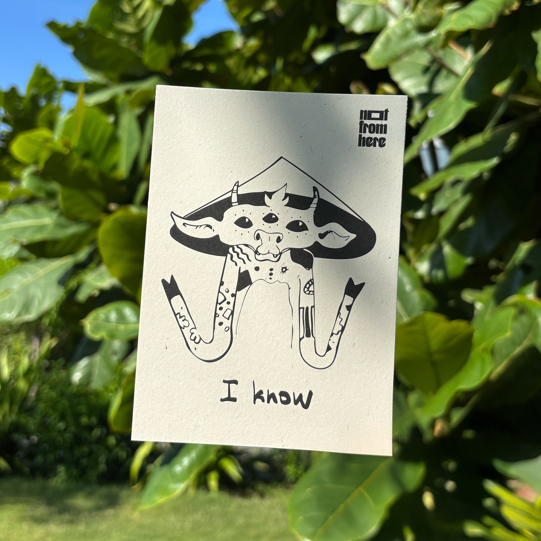 I know postcard
